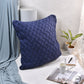 handmade blue Knit Cushion Covers