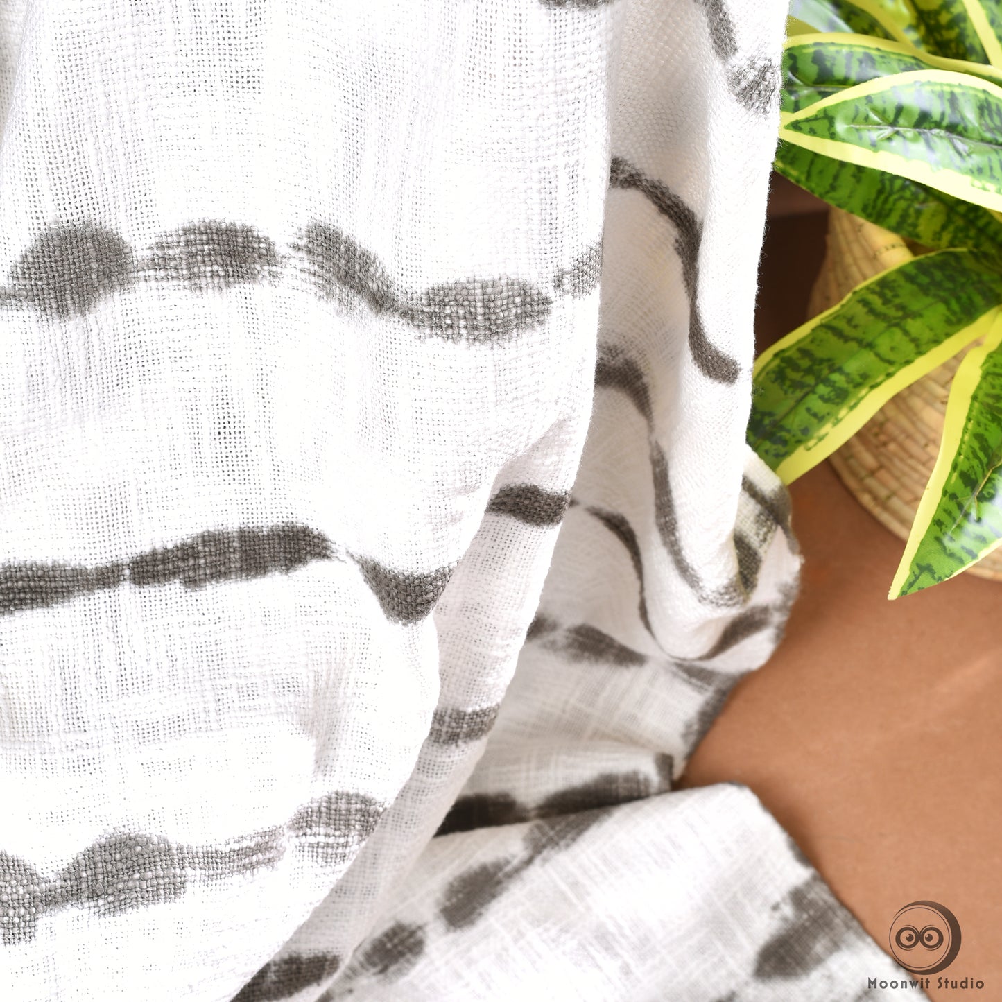 White Hummer Hand-Woven Throw