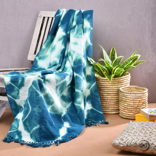 Cuban Emerald Hand-Woven Throw