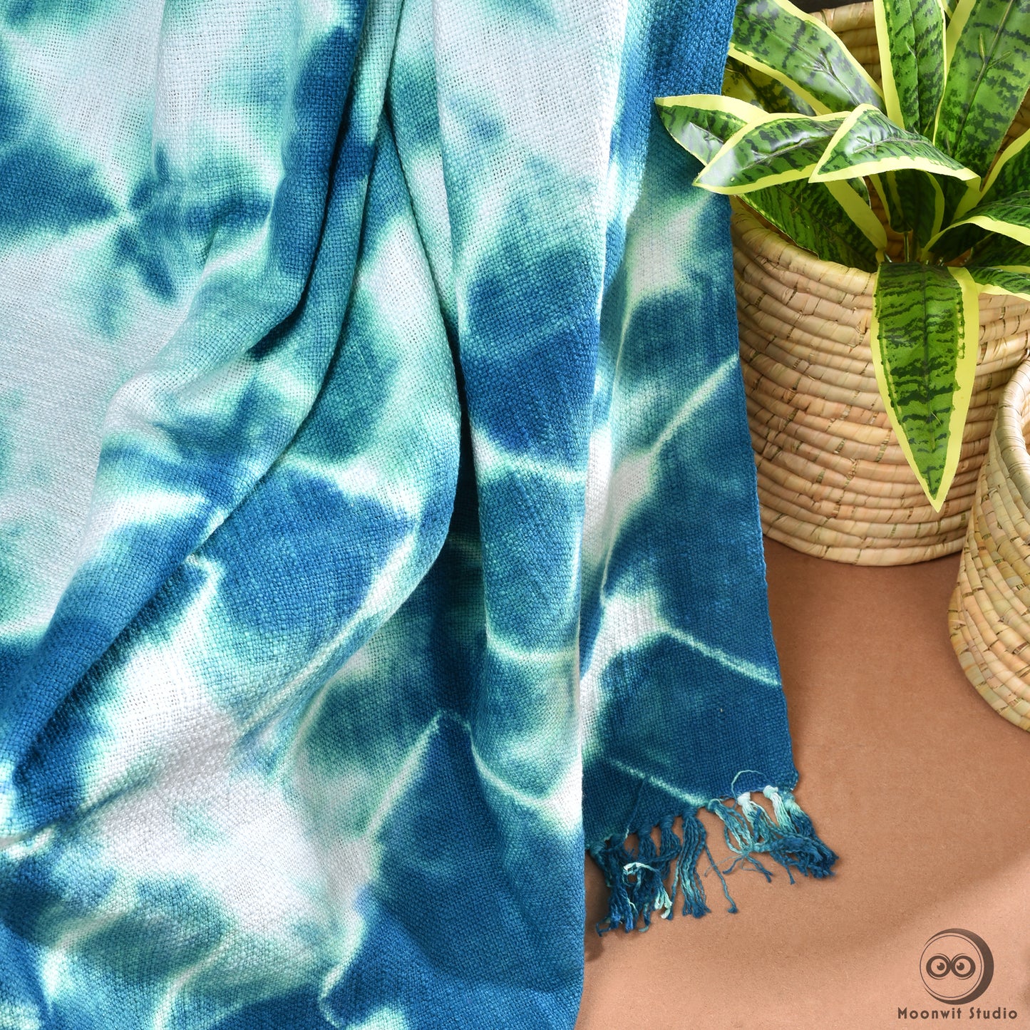 Cuban Emerald Hand-Woven Throw