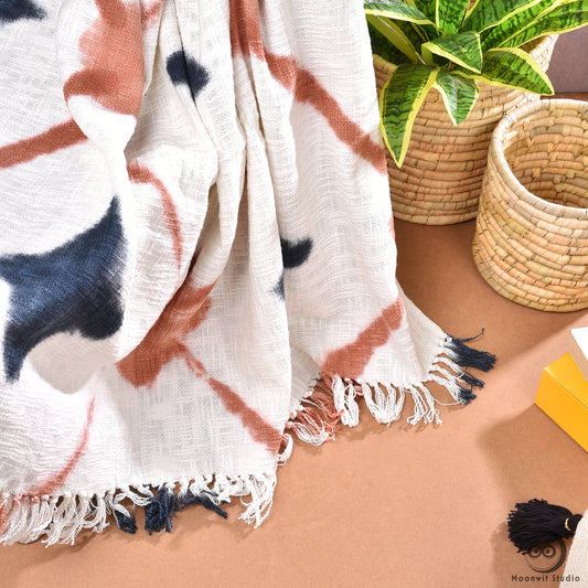 Albino Hand-Woven Throw