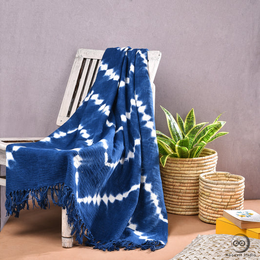Sparkling Violetear Hand-Woven Throw