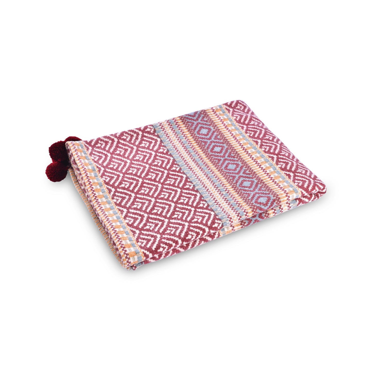 Rosella PomPom Throw