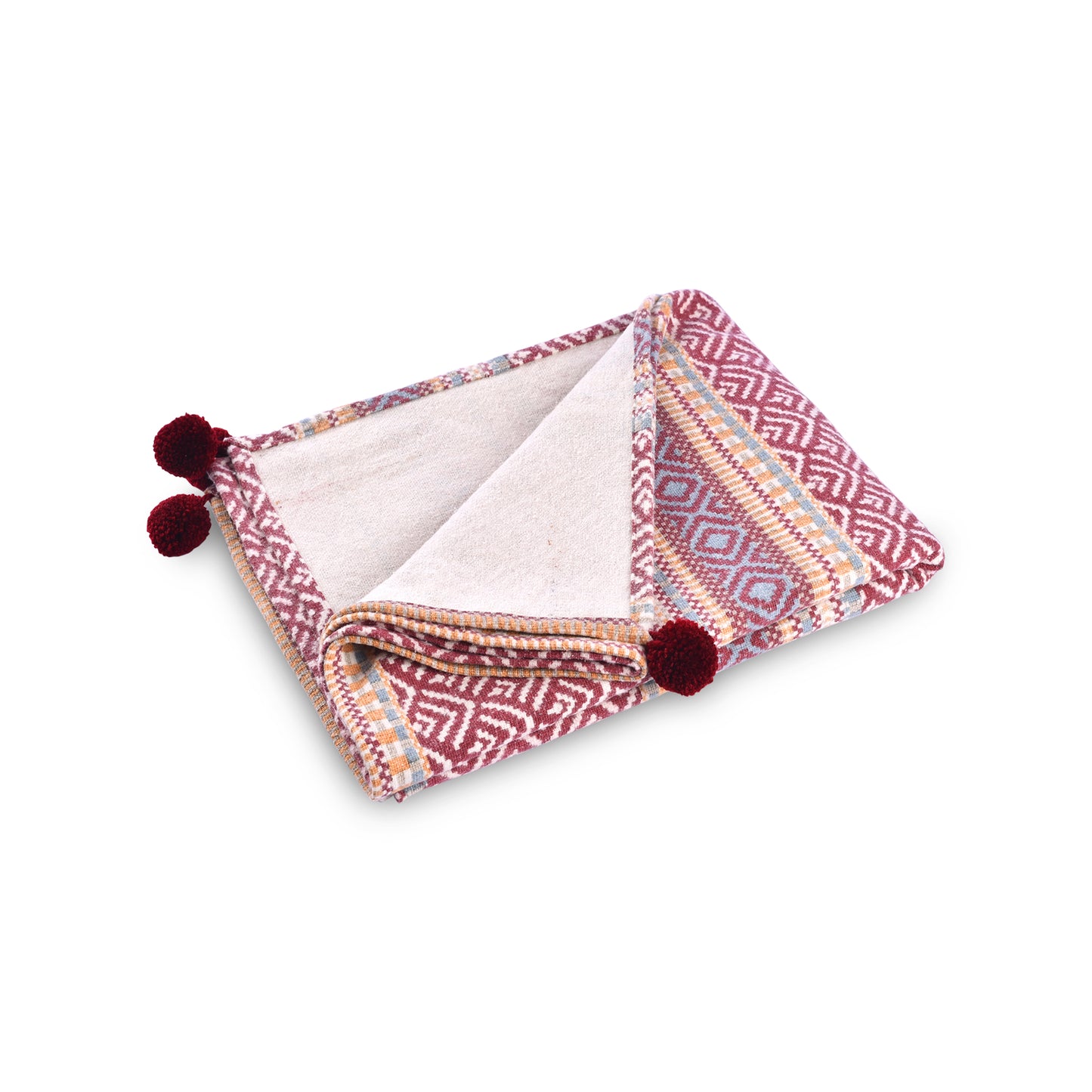 Rosella PomPom Throw