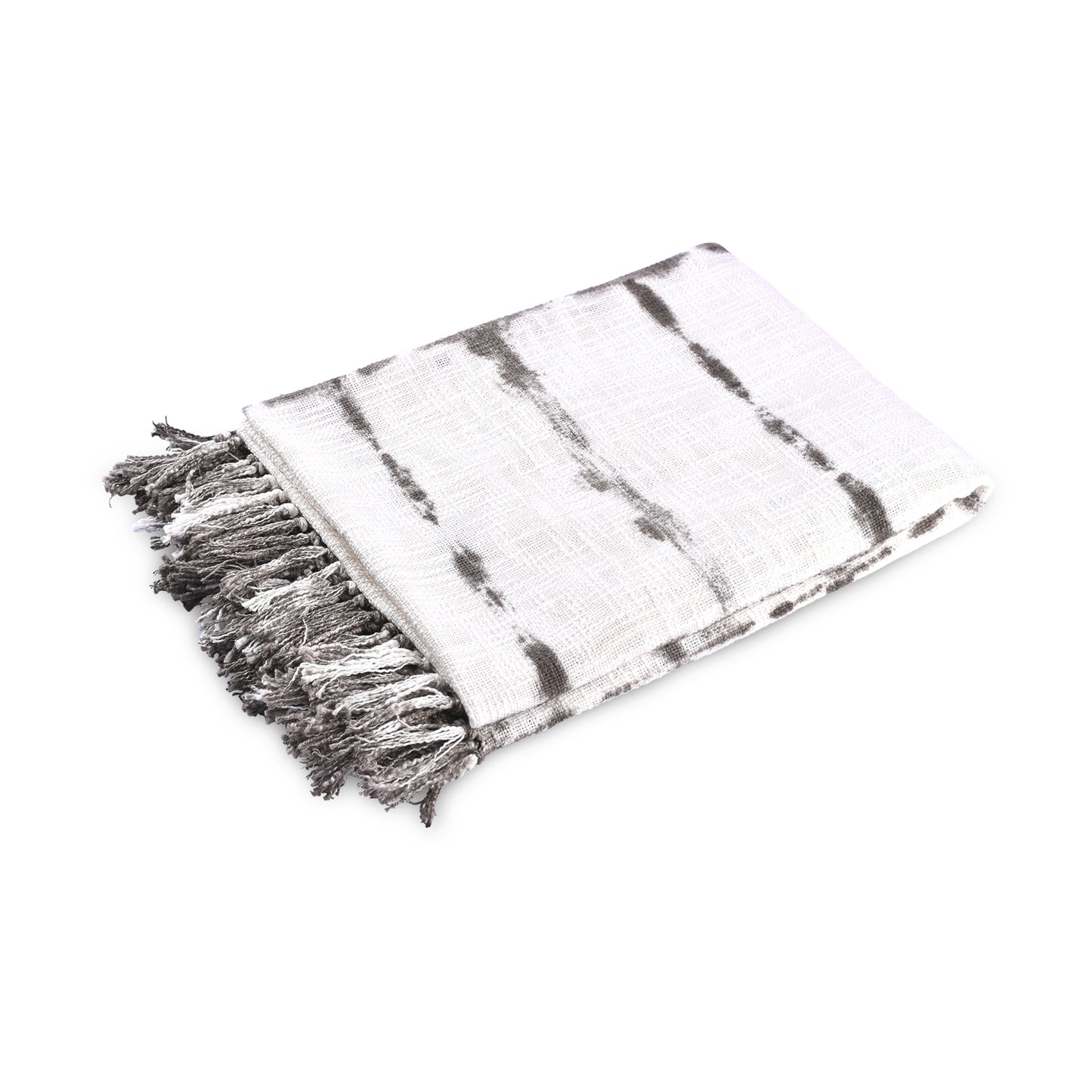 White Hummer Hand-Woven Throw
