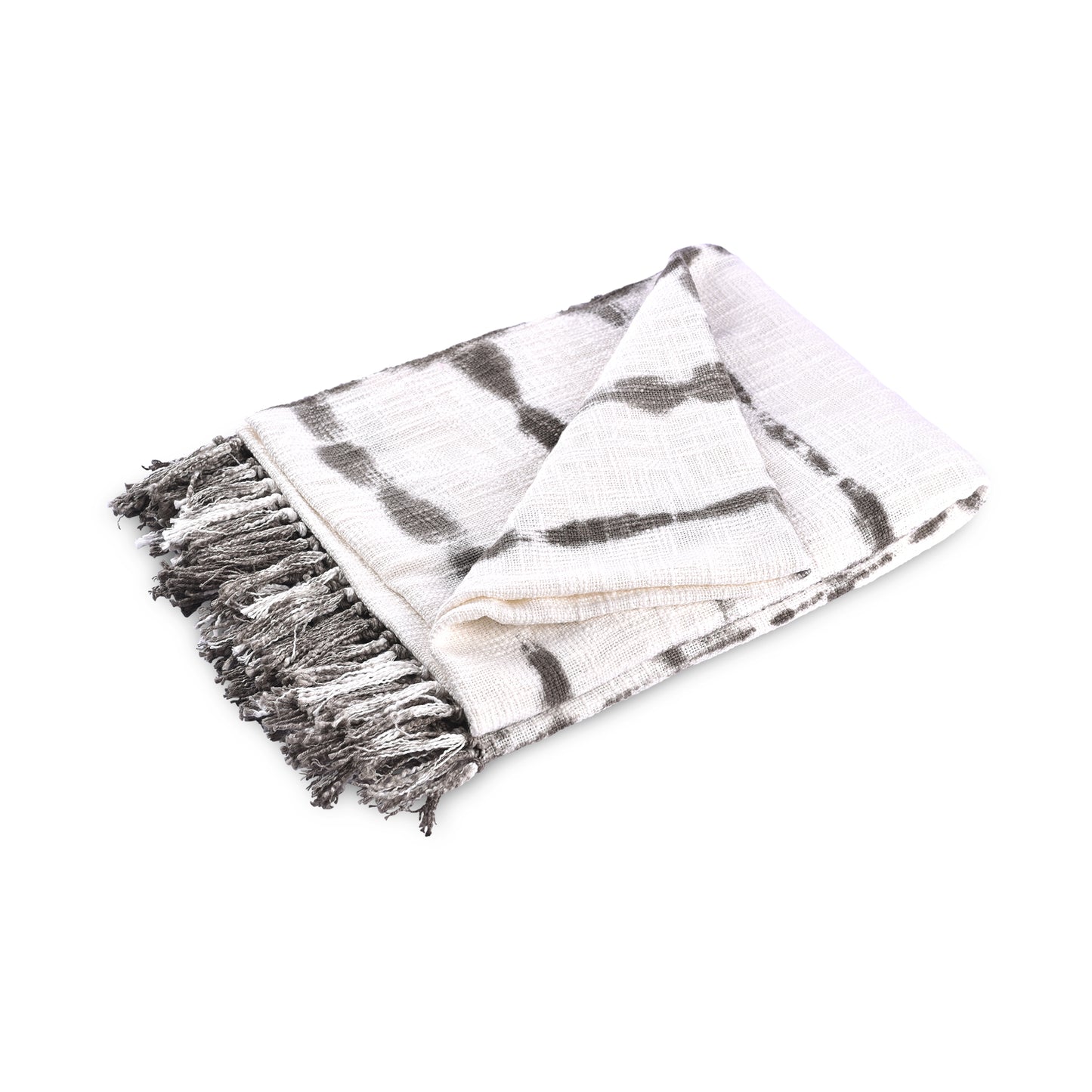 White Hummer Hand-Woven Throw