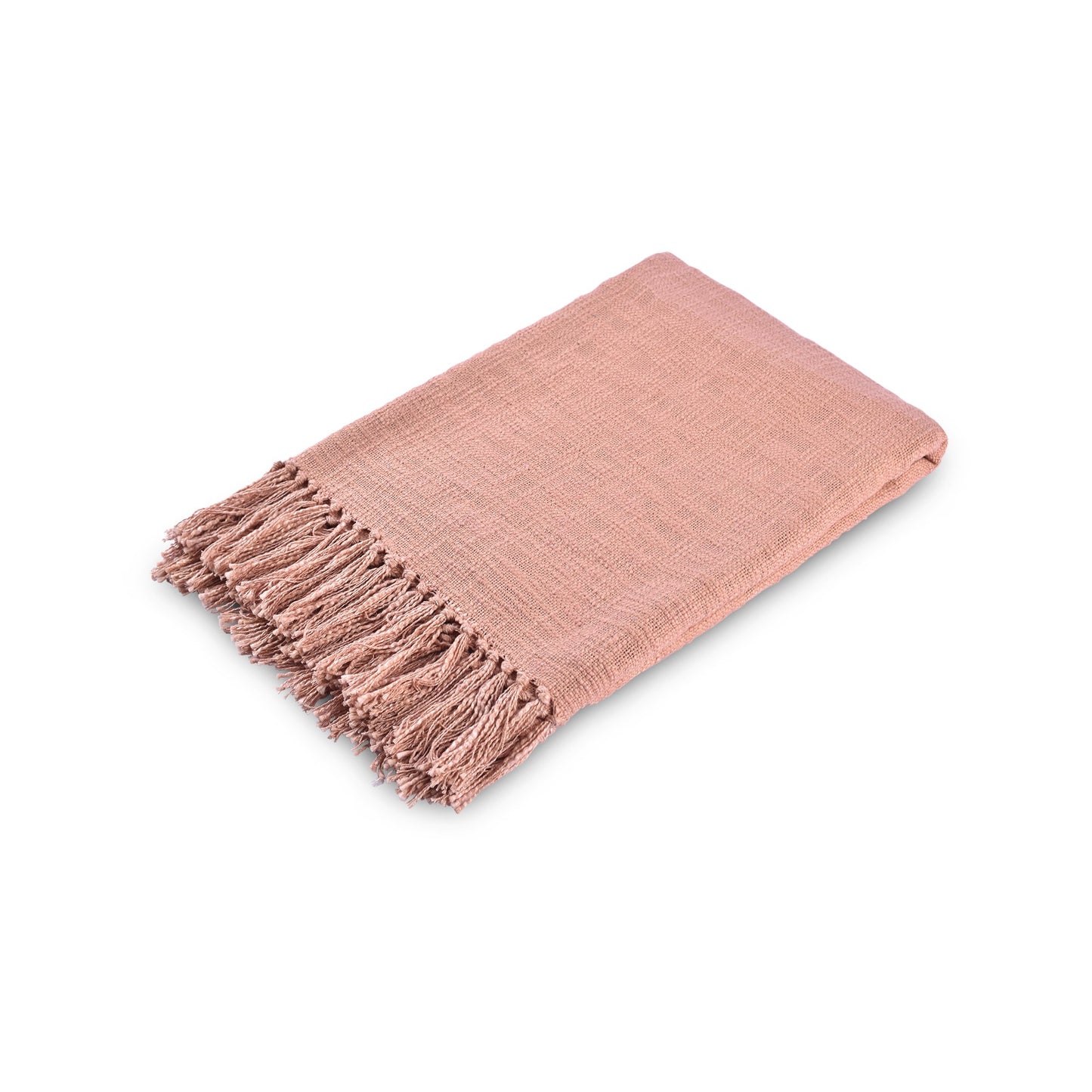 Faded Rust Hand-Woven Throw