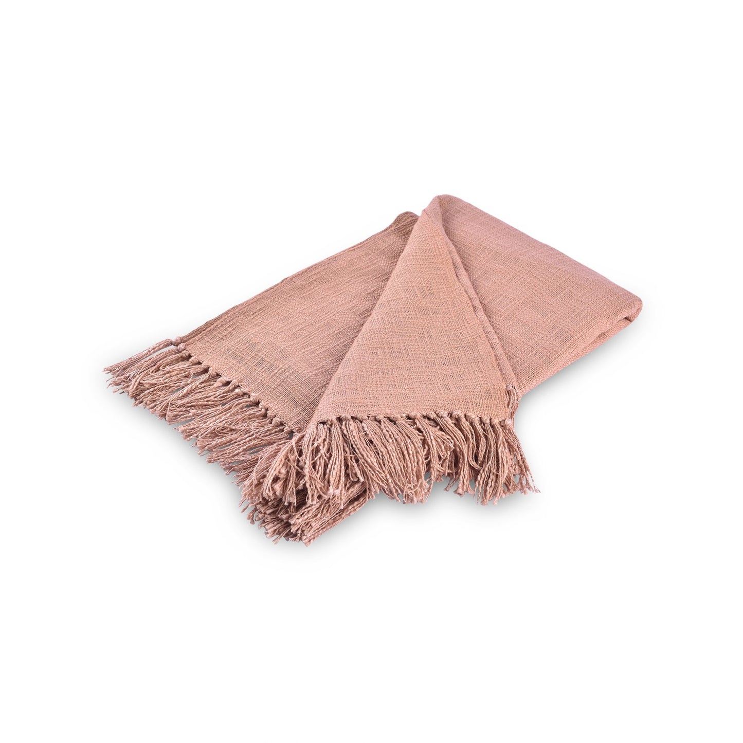 Faded Rust Hand-Woven Throw