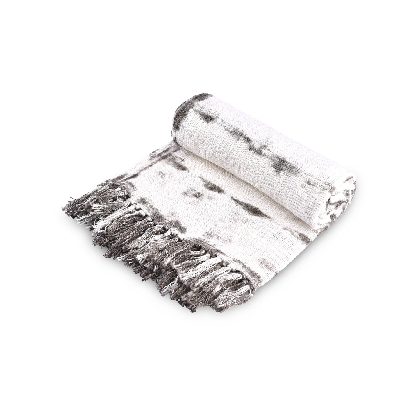 White Hummer Hand-Woven Throw