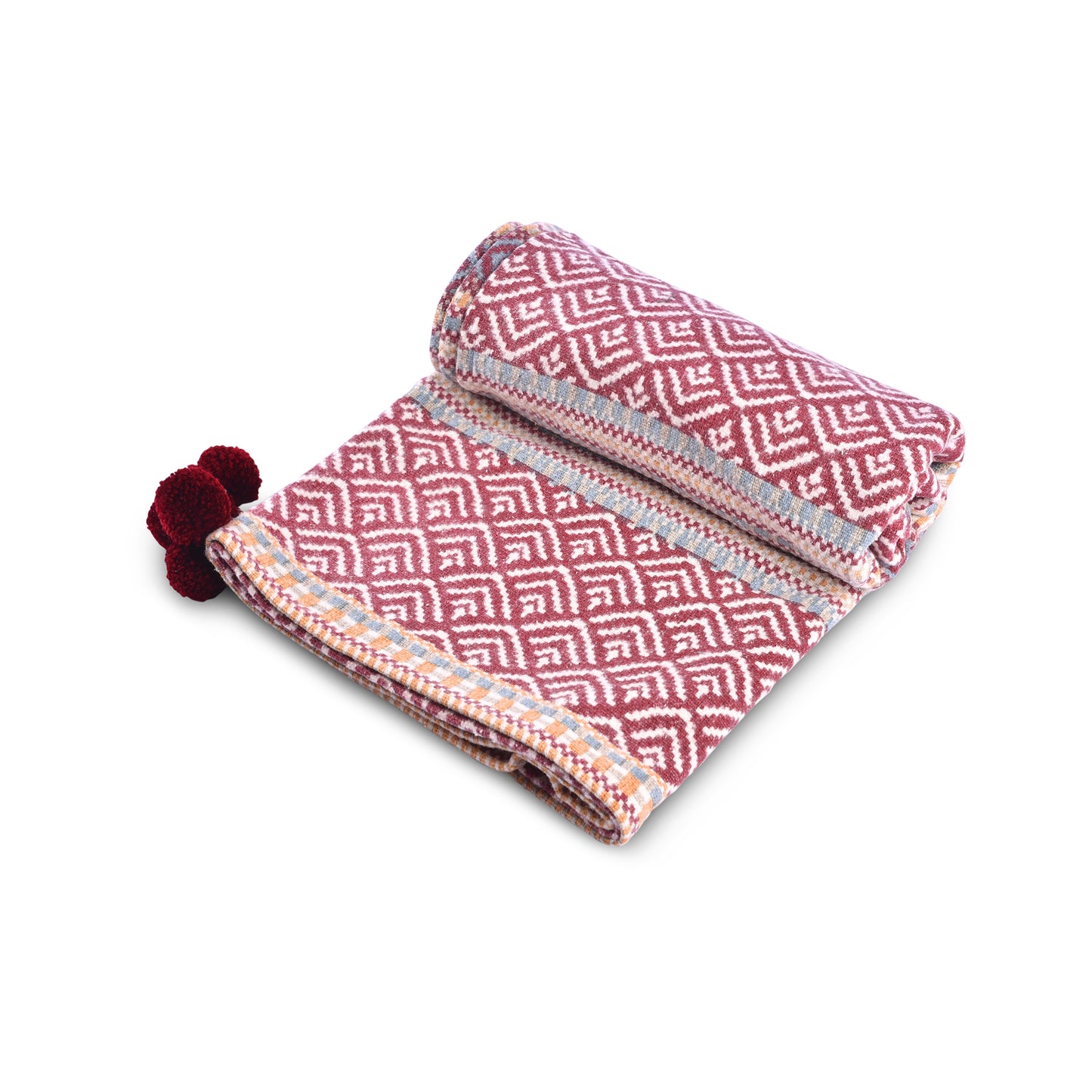 Rosella PomPom Throw