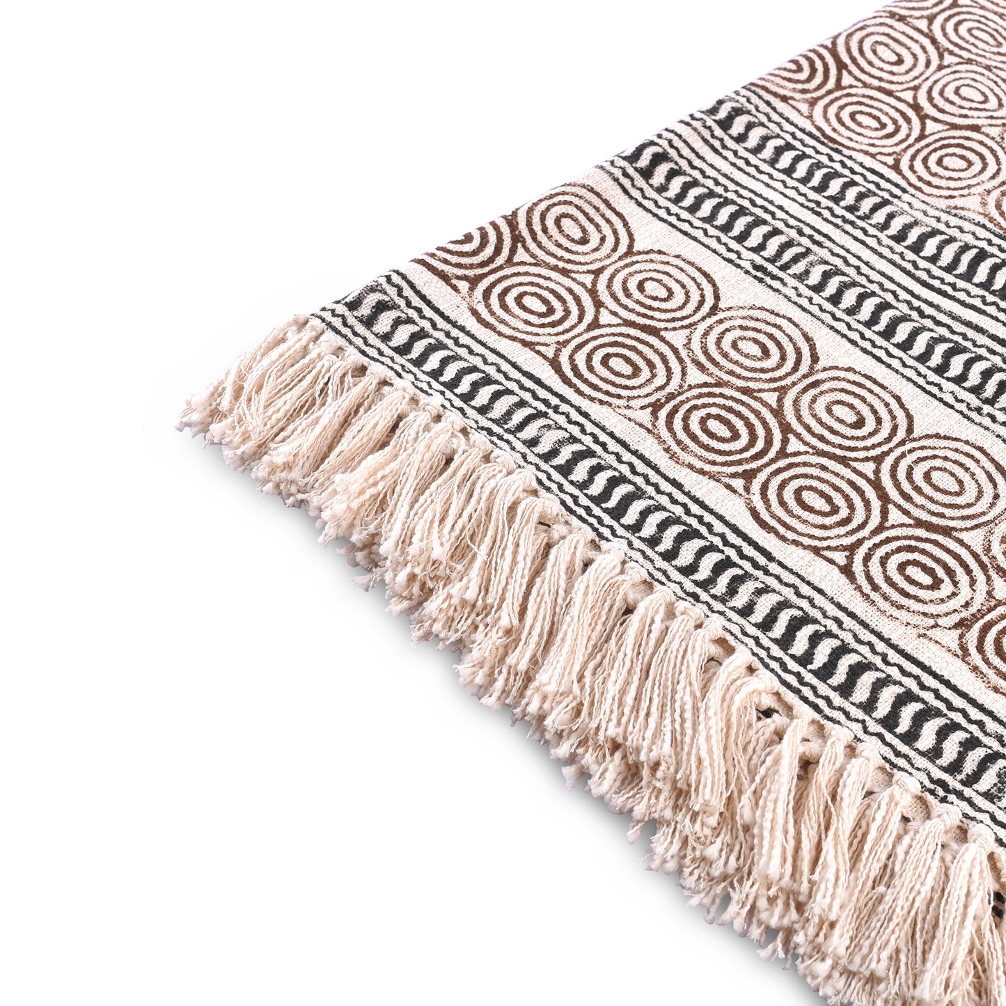 Brown Violetear Hand-Woven Throw