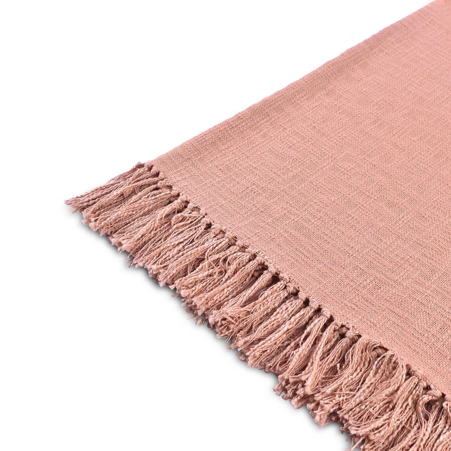 Faded Rust Hand-Woven Throw