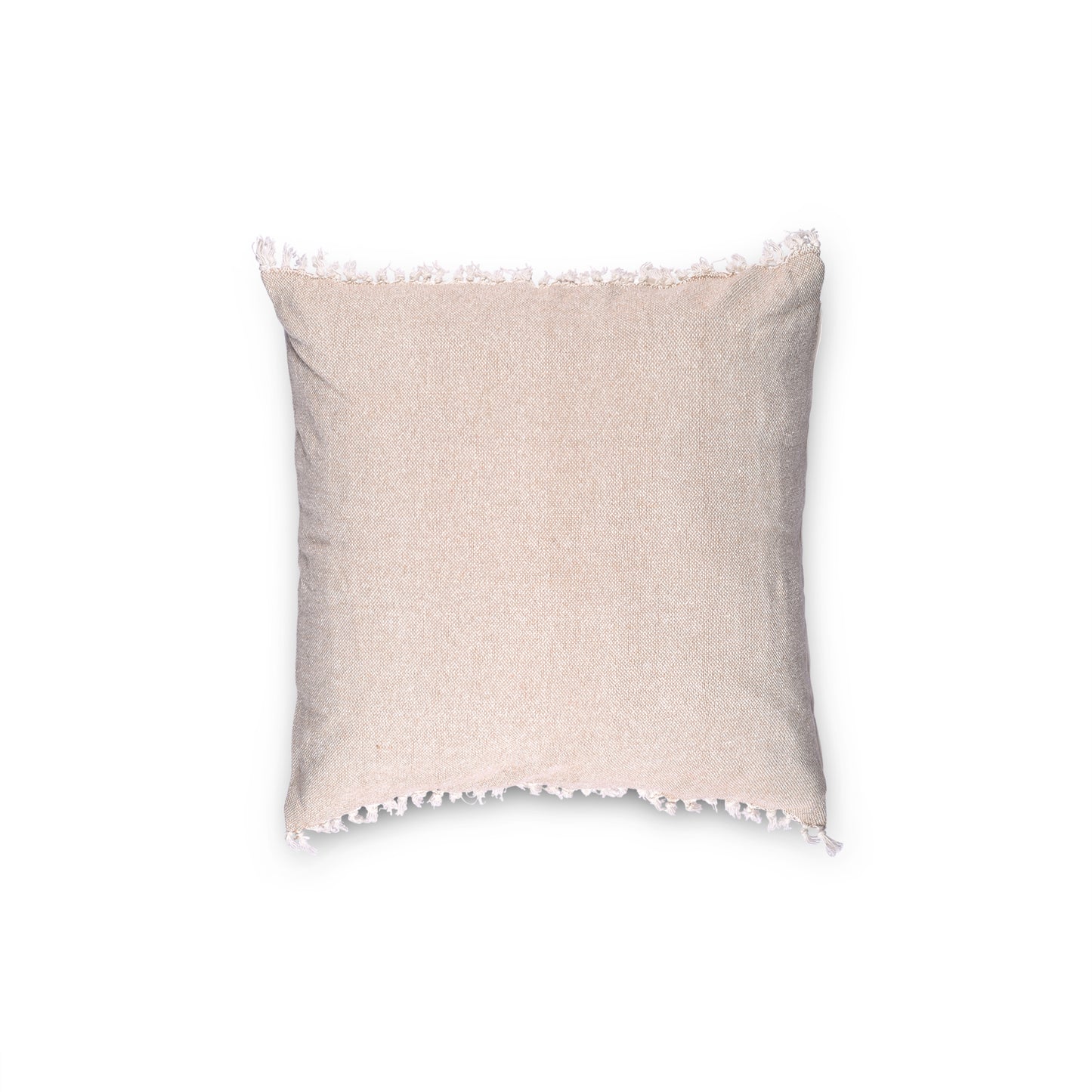 Bege Tassel Cushion Cover