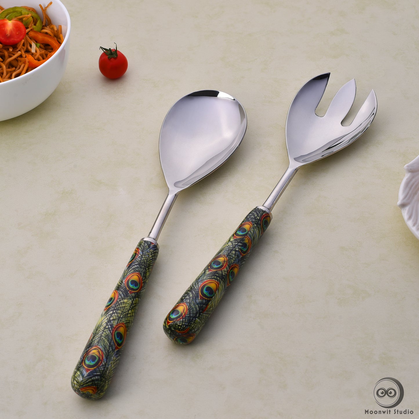 Pavo Salad Server Set