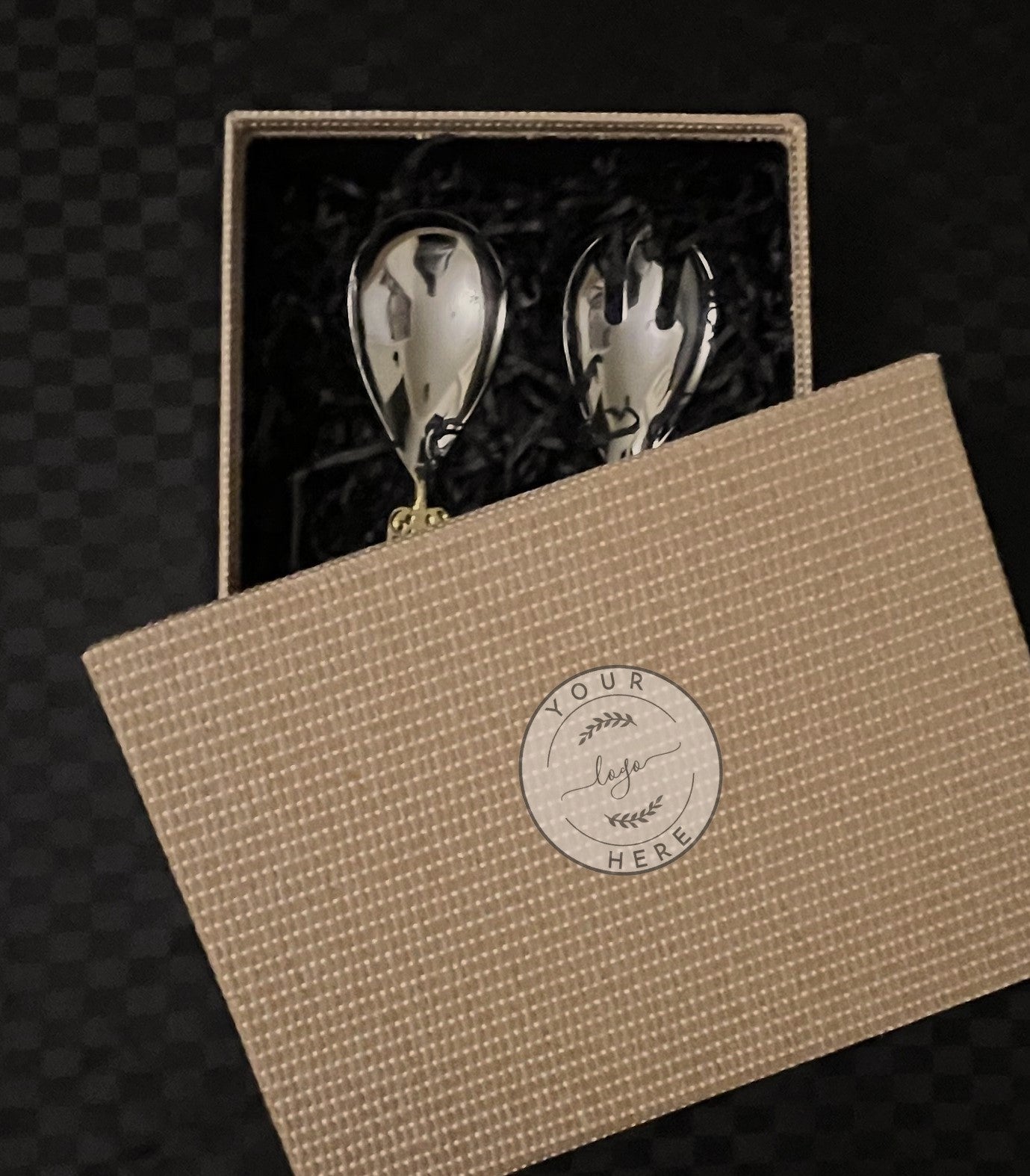 Salad Server Set Gift Box (Petiole Server Set)