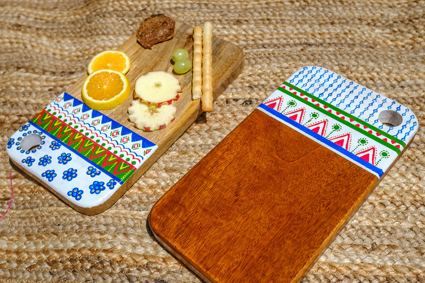 Naz Bloom Wooden Serving Platter