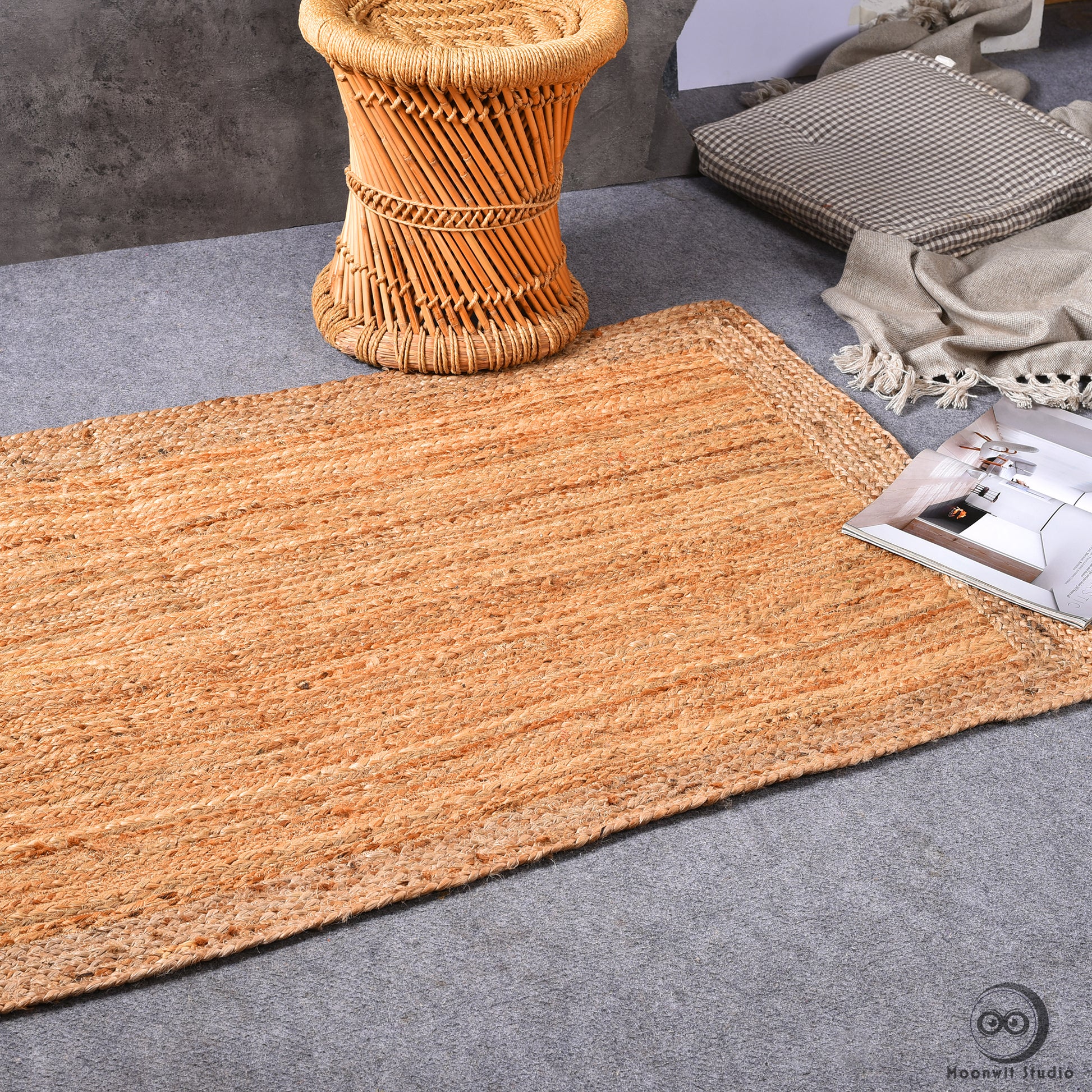 Jute Rug with border